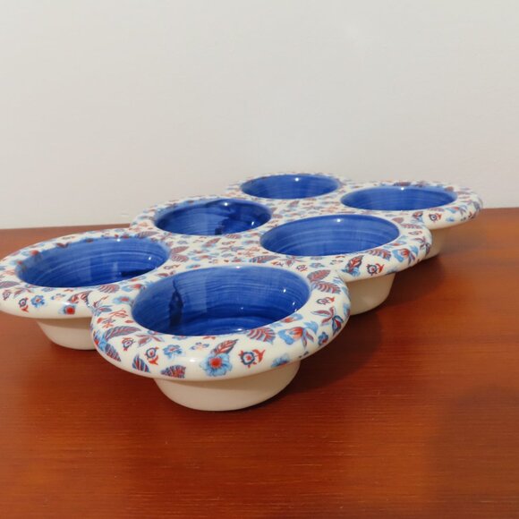 Anthropologie Nathalie Lete Collaboration Muffin 6 Cups Stoneware - Picture 9 of 9